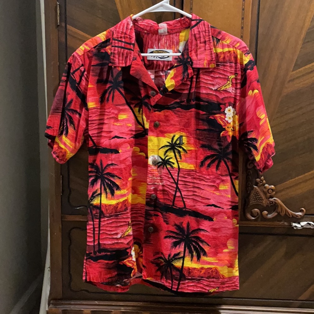 Vintage Palmwave Aloha Shirt